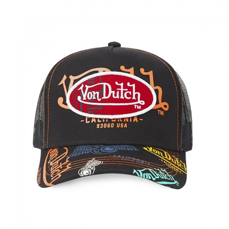 Casquette Vondutch Noire Trucker Snapback BRAND