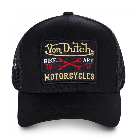 Casquette Vondutch Noire Trucker Snapback BLACKY