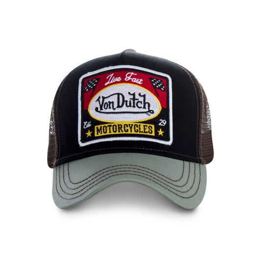 Casquette Vondutch Noire Trucker Snapback SQUARE