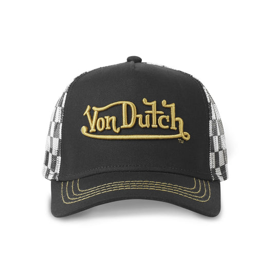 Casquette Vondutch Noire Trucker Snapback RACER