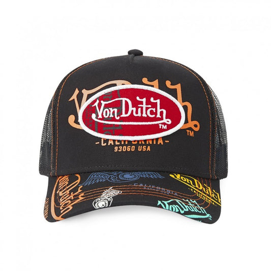 Casquette Vondutch Noire Trucker Snapback BRAND