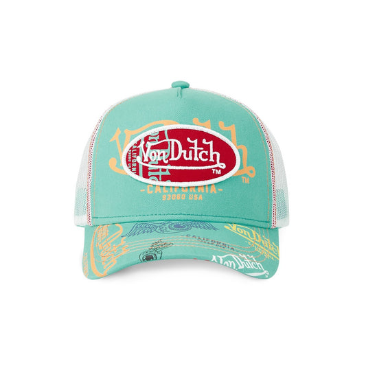 Casquette Vondutch Verte Trucker Snapback BRAND